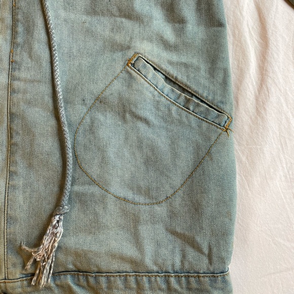 Denim oversized jacket - Picture 4 of 8